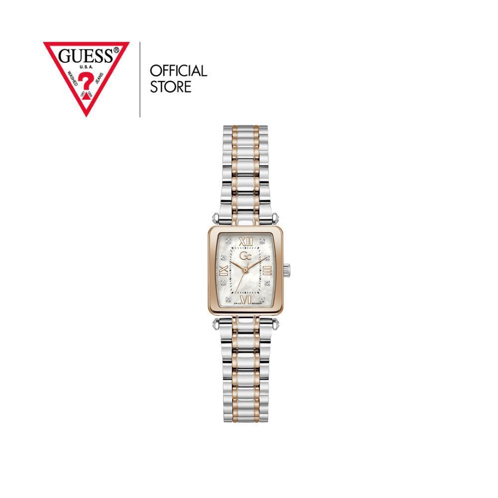 GUESS GC นาฬิกาข้อมือ รุ่น Gc Plaza Mini Z71001L1 สีโรสโกลด์