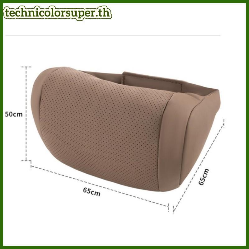 Technicolorsuper Car Seat Headrest หมอนรองคอ 3D Ergonomic Breathable ผ้าตาข่ายคอเบาะรองนั่งสําหรับขั