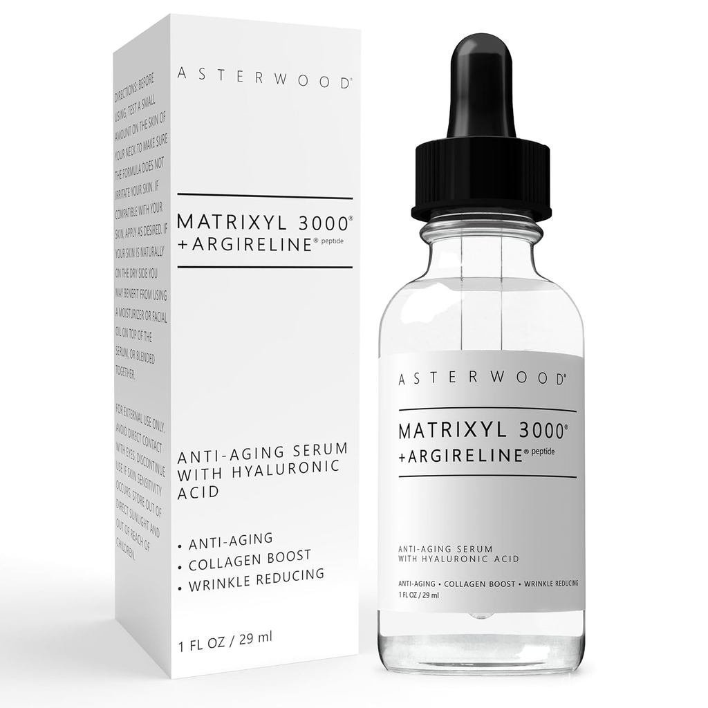 AsterwoodMatrixyl3000+Argireline Facial Essence-Hyaluronic acid-containing peptide serum-Anti-AgingW