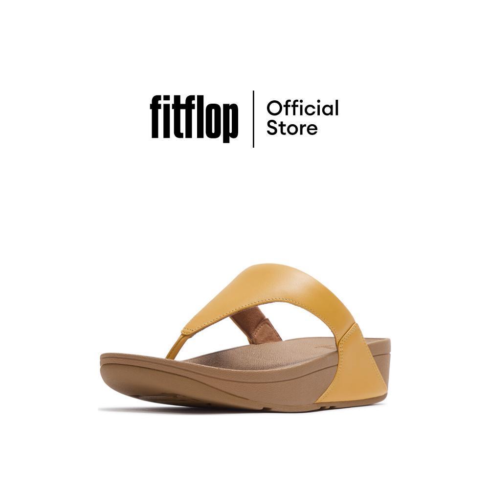 FITFLOP LULU LEATHER TOEPOST รองเท้าแตะแบบหูหนีบผู้หญิง รุ่น I88-D65 สี YELLOW