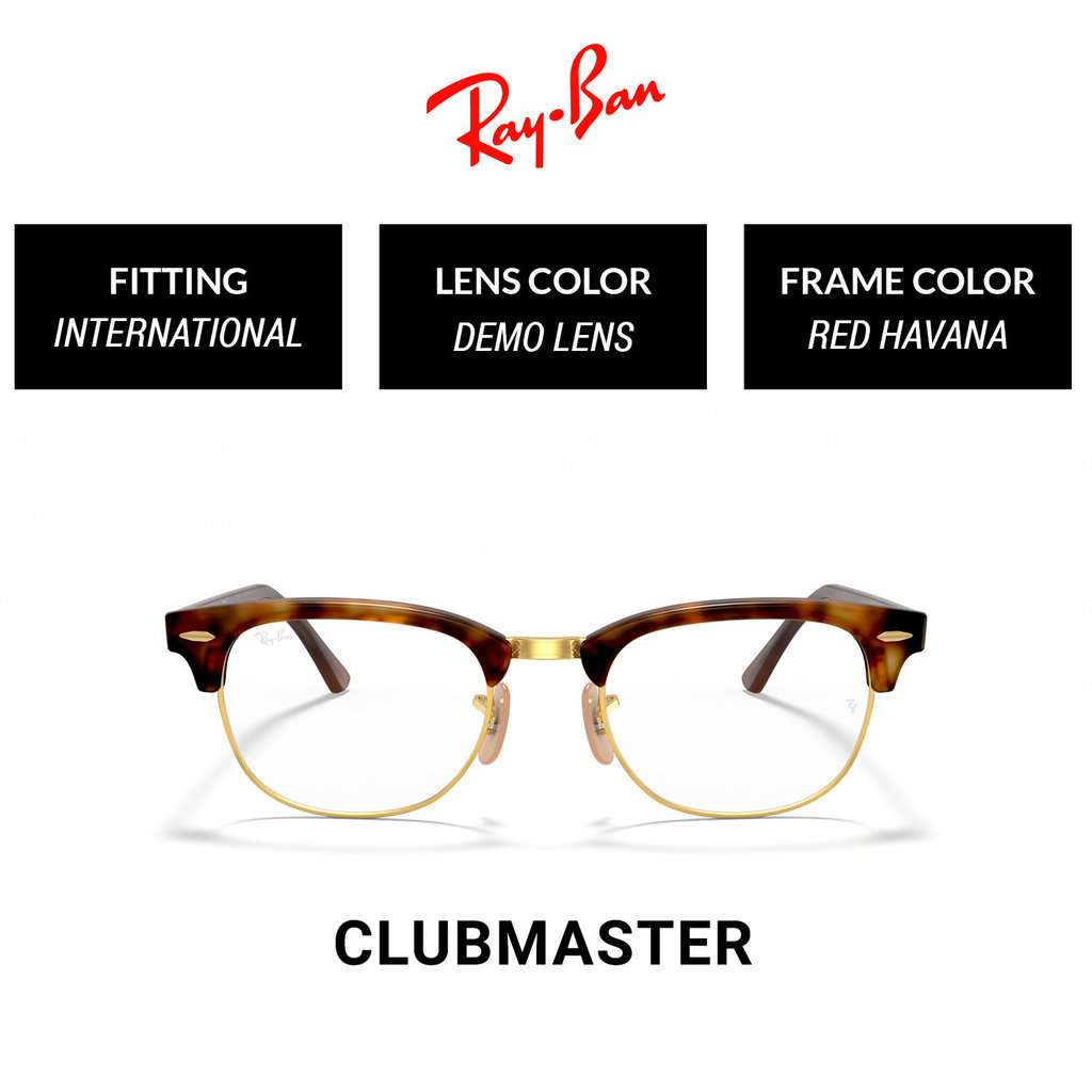 Ray-Ban نظارة طبية Clubmaster RX5154 مقاس 51