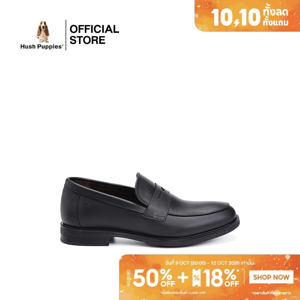 Hush Puppies حذاء رجالي رسمي جلد طبيعي — أسود — صورة 2