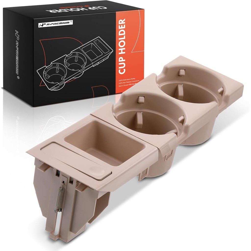 ที่วางแก้วน้ํา A-Premium ใช้ได้กับ BMW E46 3 Series-323Ci, 323i, 325Ci, 325i, 325xi, 328Ci, 328i, 33