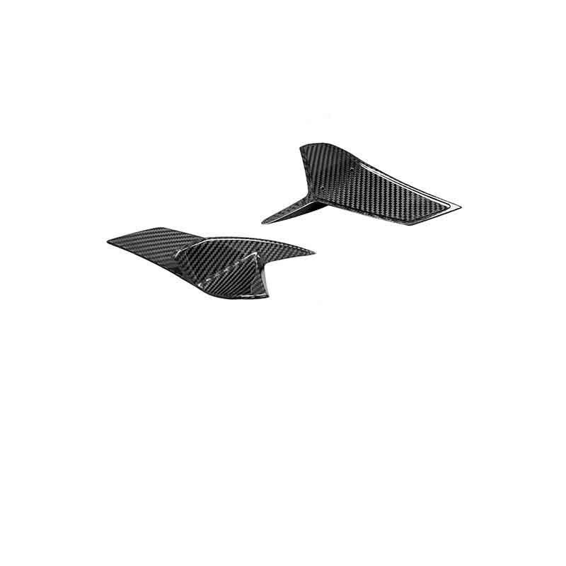 คาร์บอนไฟเบอร์ด้านหลังกันชนลมมีด Fin สําหรับ 2019-2022 BMW 8 Series G14 G15 G16