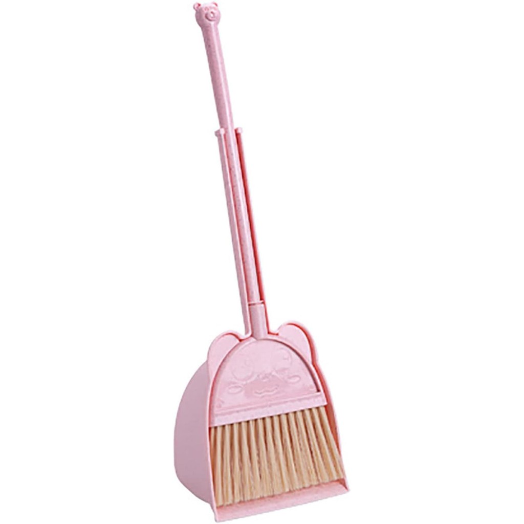 Children Small Broom and Dustpan Set,Learning Sweeping Tool,Kids Broom Kits,for Kitchen Bathroom Pet