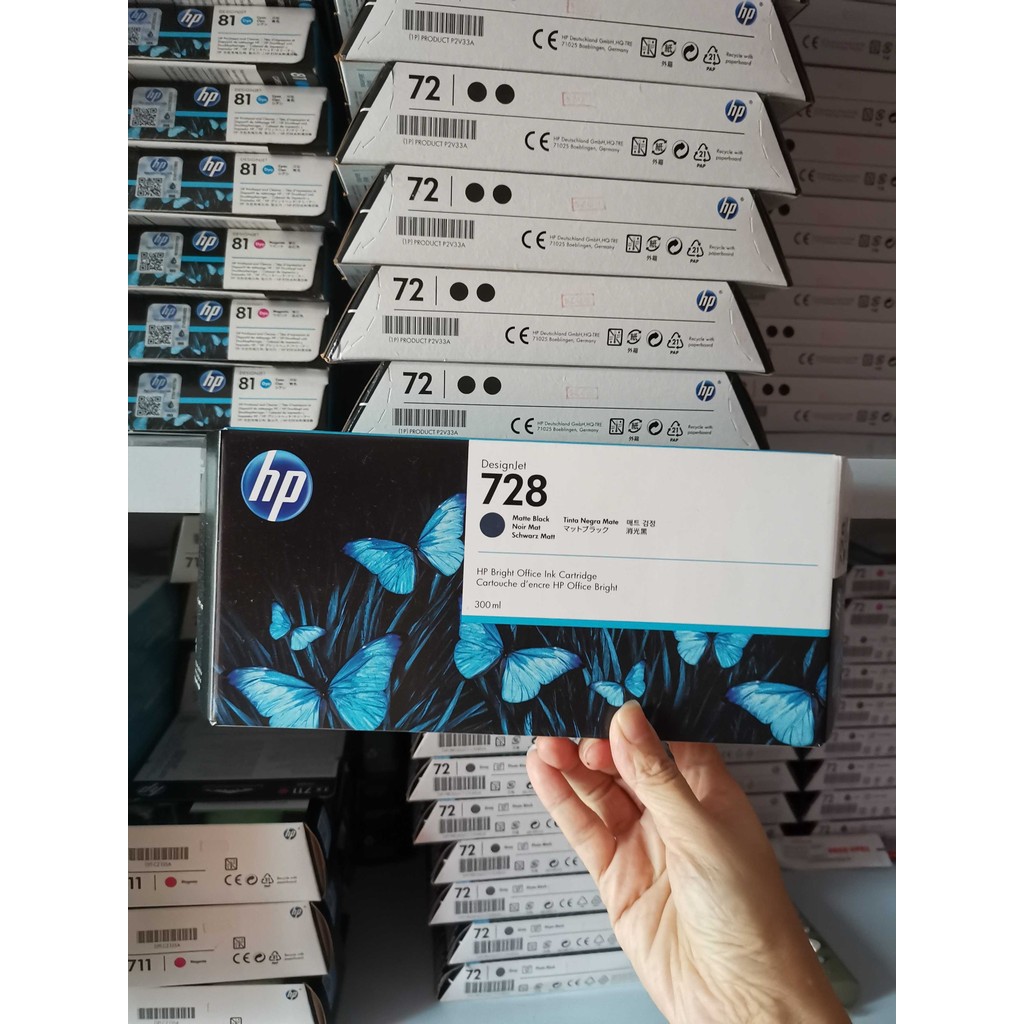 [ของแท้ดั้งเดิม] ตลับหมึกวาดภาพ HP HPT730/T830 หมายเลข 728 3WX30A/F9K15-17A