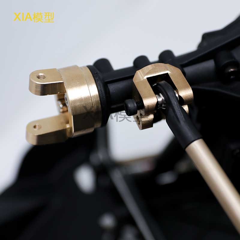 1/8/10 Easy Control รถปีนเขา YK4082/4102/6101 Universal อัพเกรดอุปกรณ์เสริม CNC สะพานด้านหน้าทองเหลื