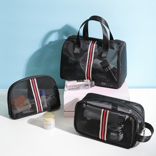 รุ่นใหม่เส้นด้ายสุทธิกระเป๋าห้องน้ําแบบพกพาเดินทางกระเป๋าเคร…