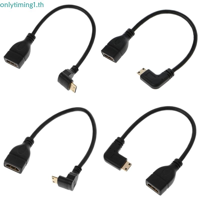 Onlytiming 90 องศามุม Mini USB ชายกับหญิง