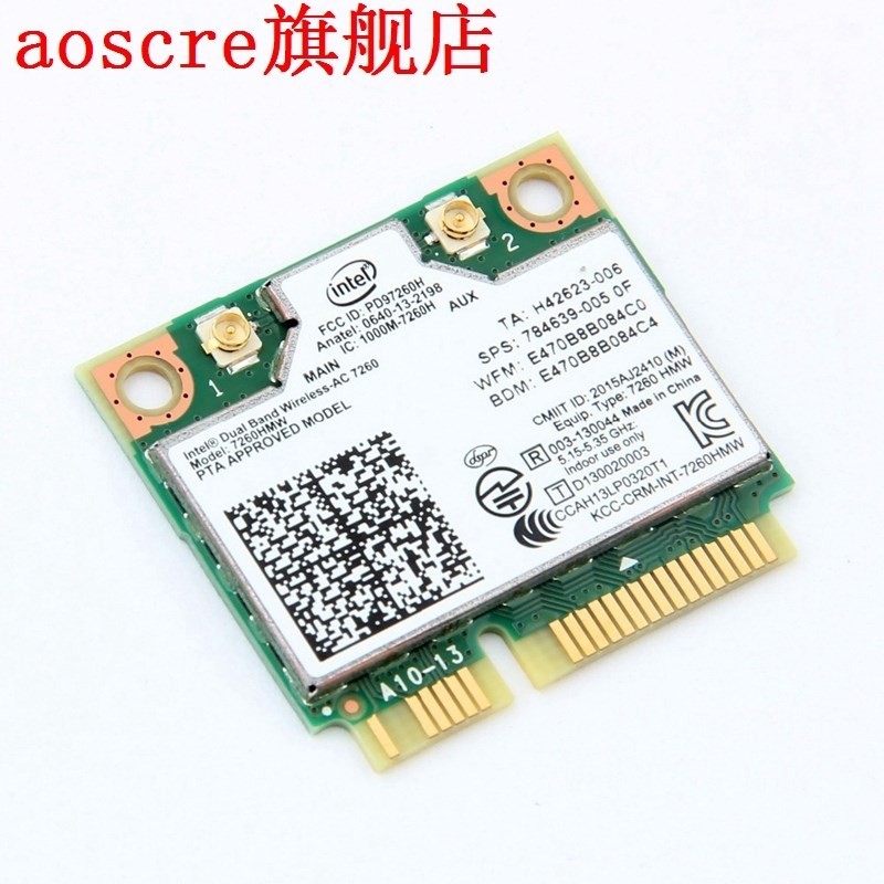 Dual Band Wireless-Ac 7260 Intel 7260Hmw 7260Ac 2.4G/5Ghz 8