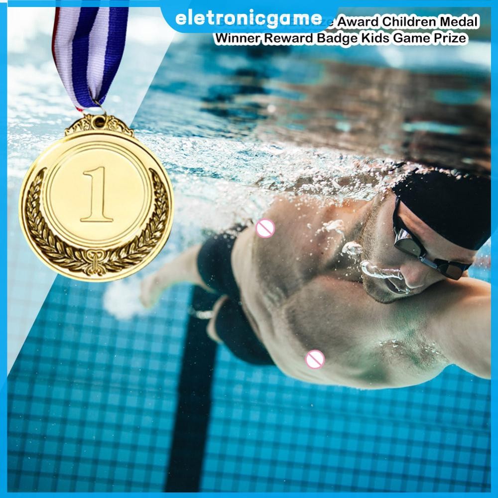 เหรียญรางวัลสีบรอนซ์เงินทอง 2 นิ้วพร้อมริบบิ้นคอ 1st 2nd 3rd รางวัลเหรียญรอบสําหรับปาร์ตี้การแข่งขัน