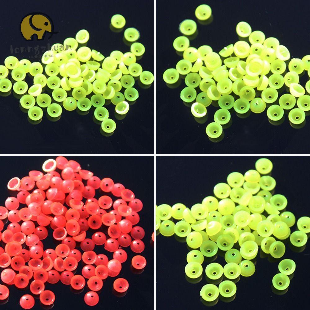 LONNGVO ลูกปัดตกปลา,ครึ่งรอบพลาสติกครึ่งรอบ Stopper ลูกปัด, คุณภาพสูง Sea Stoppers S/M/L/LL ตกปลา St