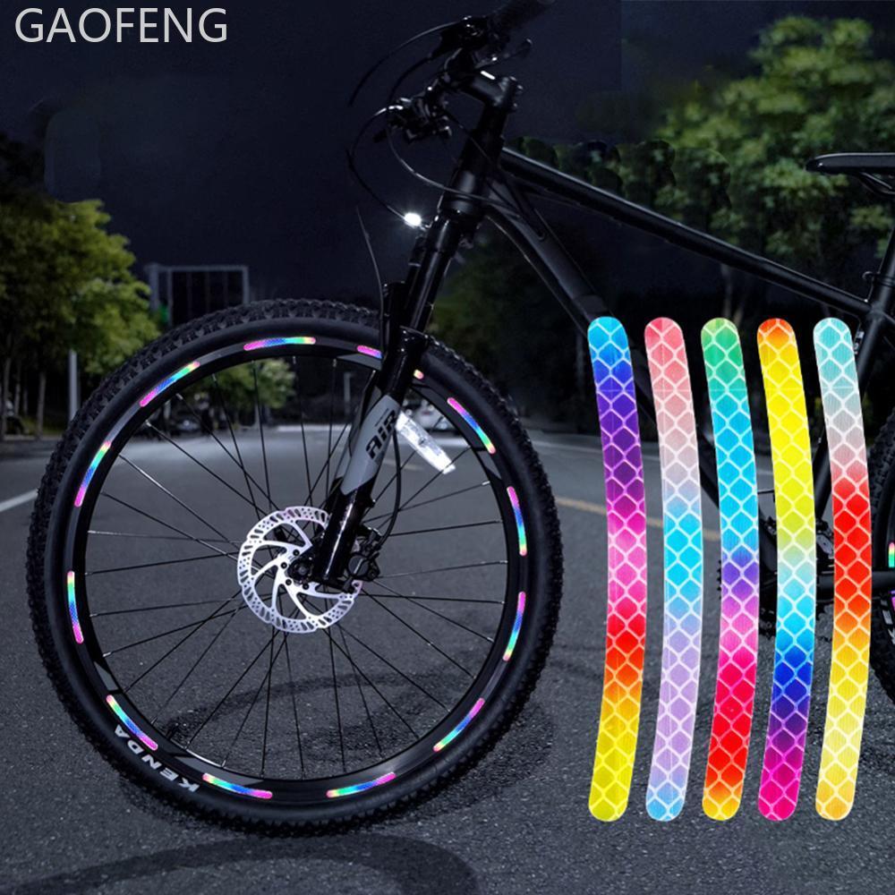 GAOFENG จักรยานเสือภูเขา Rainbow Cool Highlight สติกเกอร์สะท้อนแสง Balance BIKE รถจักรยานยนต์ Noctil