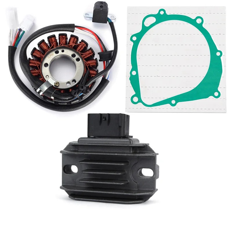 สําหรับ Kawasaki KSF400 KFX400 Stator Coil Regulator Rectifier พร้อมปะเก็นสําหรับ Suzuki LTZ400 Quad