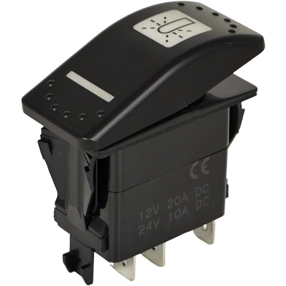 4 Pin เปิด-ปิด Rocker สวิทช์ 142-9327 ใช้งานร่วมกับ Caterpillar 216 226 228 232 236 242 246 247 248 