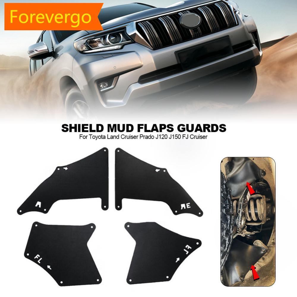 Forevergo 4 ชิ้นยางรถ Mudguards Splash Shield Mud Flaps Guards Fender Liners อุปกรณ์เสริมสําหรับ Toy