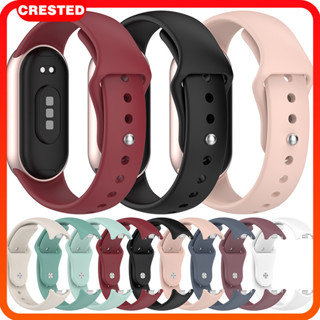 สายซิลิโคน for Smartwatch Xiaomi Mi Band 10 9 8 NFC สายรัดข้…