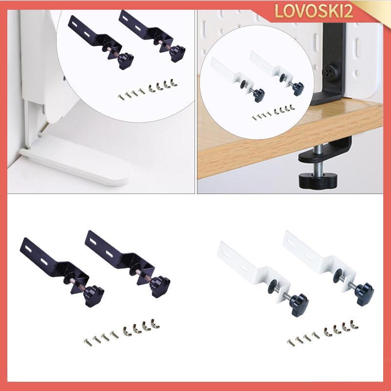 [Lovoski2] ขายึด Pegboard แบบตั้งโต๊ะ 2 ชิ้น, ที่ยึด Pegboard แบบตั้งโต๊ะ, ที่ยึดยืน, ที่หนีบยึดแบบป