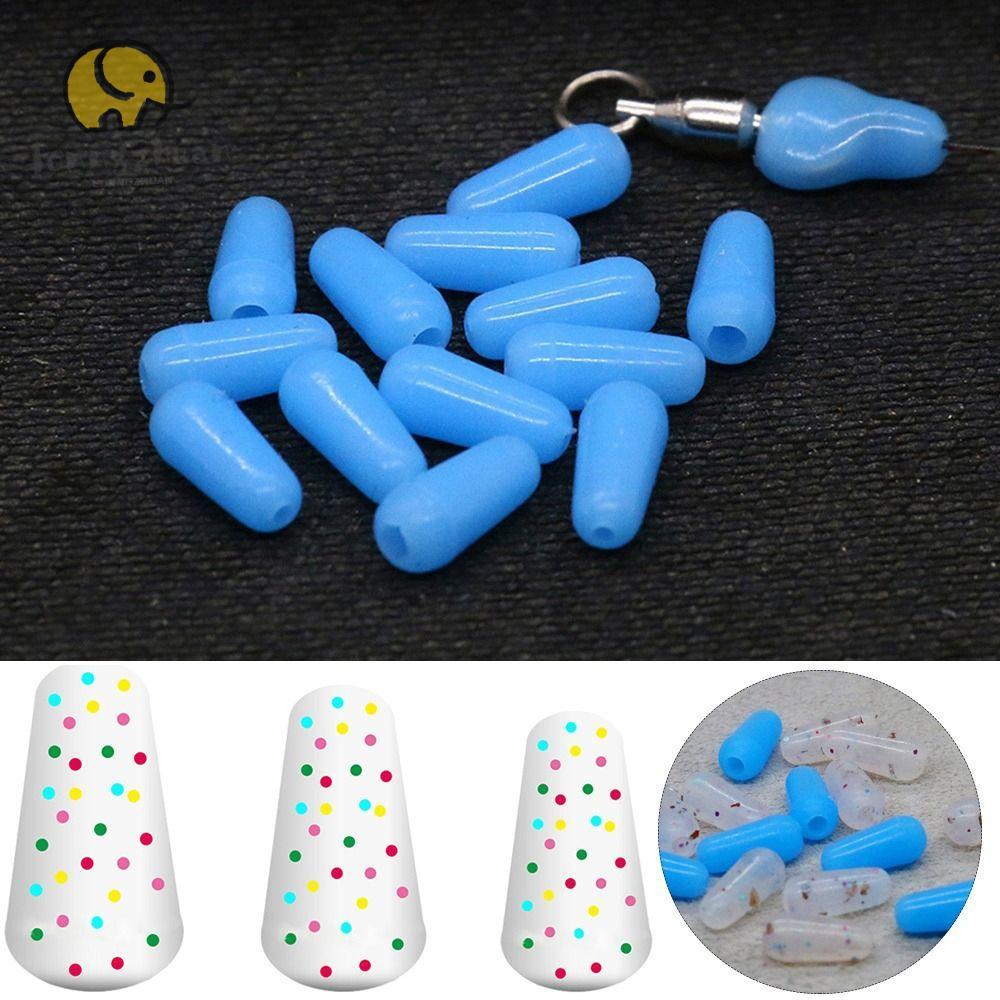 LONNGVO ปลาคาร์พตกปลา Space Bean, Connector Bobber-Stopper ตกปลา Anti-winding Bean, ซิลิกาเจล Stoppe