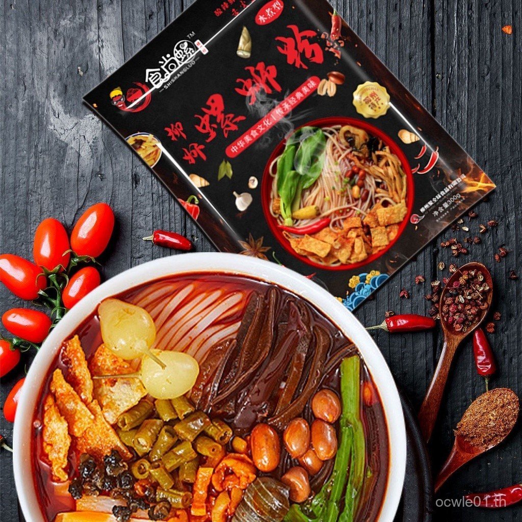 Dd(370g/Bundle)Shishangluo Authentic Liuzhou Hot-Selling Internet-Famous Snail Noodles Douyin ระเบิด