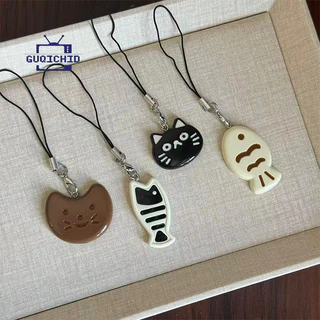 สายคล้องโทรศัพท์มือถือ น่ารัก เชือกแขวนโทรศัพท์ พวงกุญแจโทรศัพท์แบบเป้สะพายหลังสุดน่ารักและสร้างสรรค์