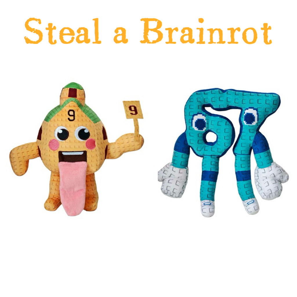 Steal a Brainrot Game Merchandise Doll Cute No. ของเล่นตุ๊กตา 9 บ้าน