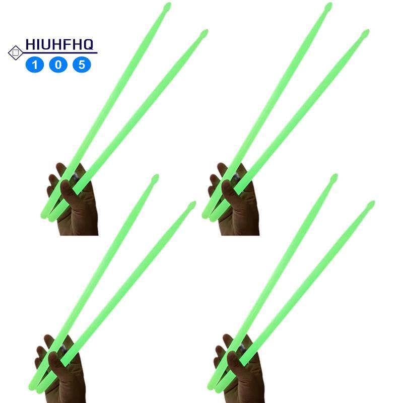 Hiuhfhq106Fluorescent Drum Stick 5A Luminous Drum Stick Nylon Drum Stick Luminous Drum Stick