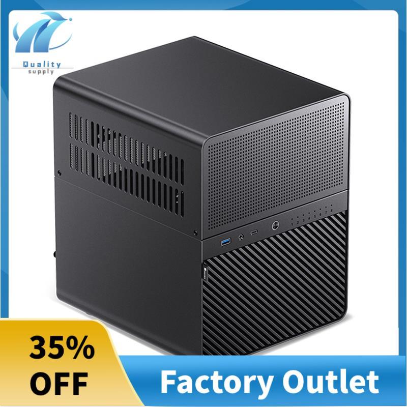 N3 NAS Mini ITX กรณีอลูมิเนียมแชสซีรองรับ 8 ฮาร์ดดิสก์ 130 มม. CPU Coole, 250 มม.กราฟิกการ์ด Dual 10