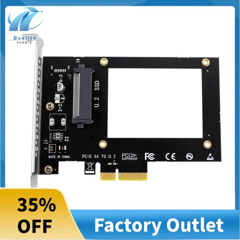 U. 2 ถึง PCI-E Pcie X4 อะแดปเตอร์ Riser Universal Board PCI-Express Gen3.0 4X 8X 16X Slot 7000MB/S P