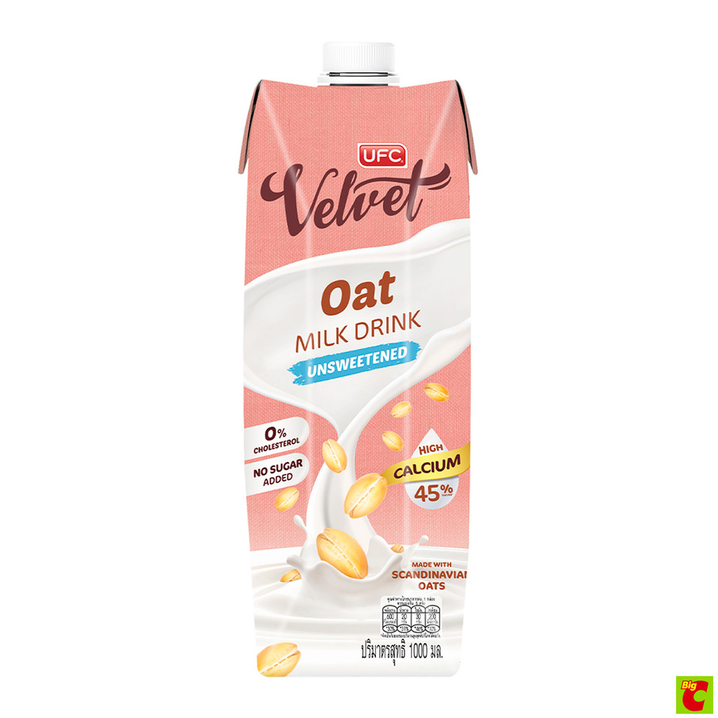 ยูเอฟซี เวลเวท น้ำนมข้าวโอ๊ต แดรี่ฟรี สูตรไม่หวาน 1000 มล.