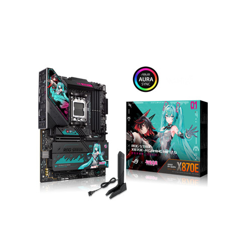 ROG X870E Hatsune Miku Edition เมนบอร์ด DDR5 AM5 ใหม่