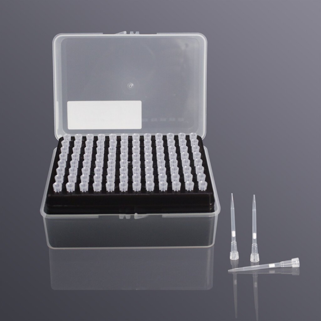 Filter tips,Long, Low retention 10 μl., sterile,(96pc/rk)#FT-10L-LR-R-S, Labselect