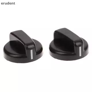 Erudent 2PCS 8 มม.พลาสติกทั่วไปเตาแก๊สเปลี่ยนปุ่มควบคุมช่วงเตาอบลูกบิดสําหรับ Benchtop Burner ใหม่