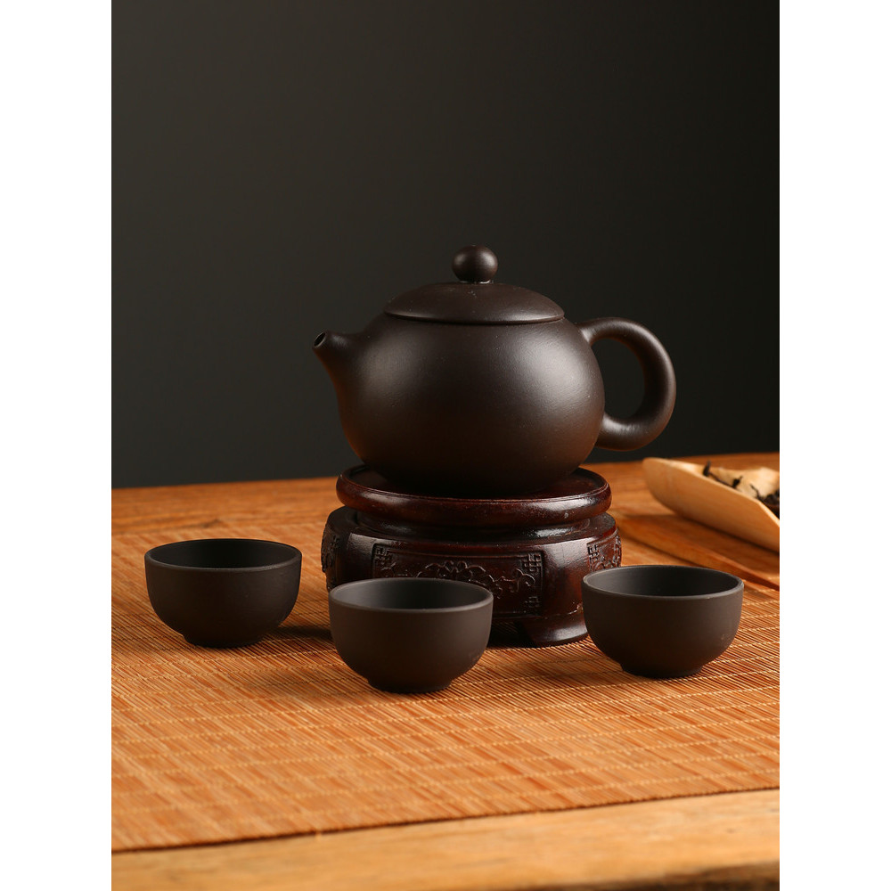 Xishi หม้อนมคว่ํา Xishi หม้อในครัวเรือนเดี่ยว Kung Fu ชุดชาขนาดใหญ่ความจุขนาดเล็ก Chaozhou Xishi หม้