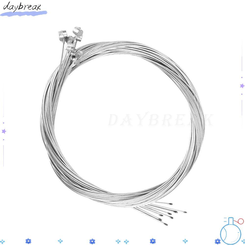 DAYBREAK สายเบรคจักรยาน 10pcs ความยาว 2เมตร ทนทาน และสวมใส่ง่ายสำหรับจักรยานทุกประเภท