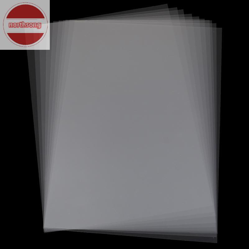 NOR 10pcs A4 Inkjet Laser Printing Transparency Film กระดาษถ่ายภาพ PCB Stencils TH