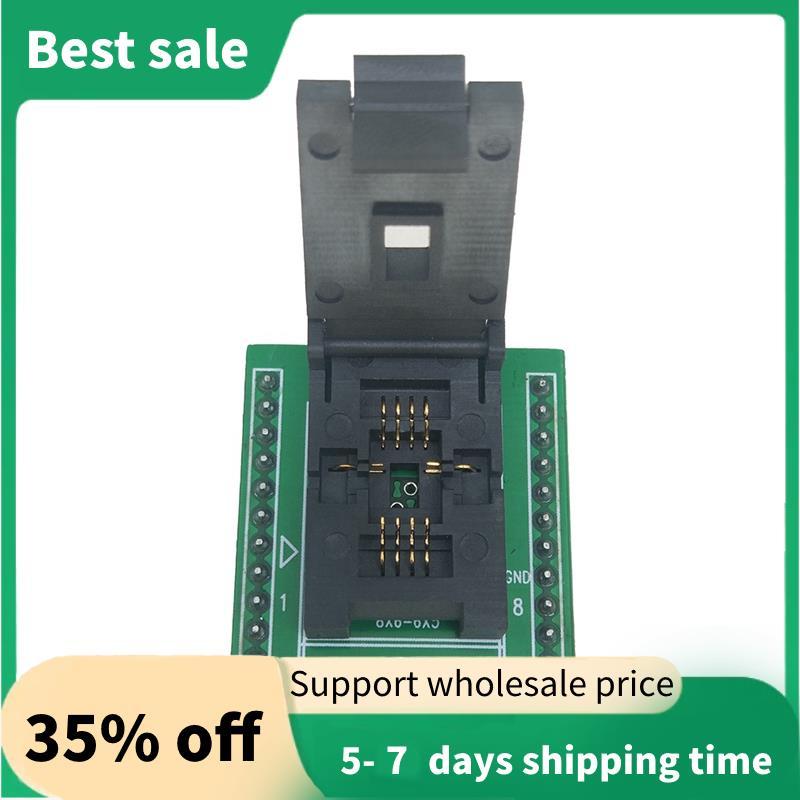 DFN8/QFN8/ WSON8 /MLF8/MLP8 ถึง DIP8 ซ็อกเก็ตสากล/อะแดปเตอร์อุปกรณ์เสริม -DFN8-DIP8 DFN8X6-8 (10P) ส