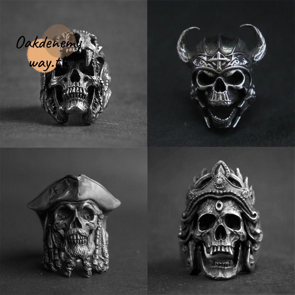 OAKDENEMYWAY Punk Indian Men Stainless Steel Gothic