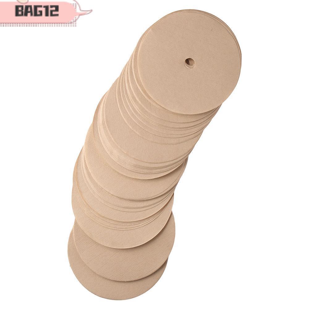 ถุง 400ชิ้นกรองกาแฟทิ้ง,3.75นิ้วกระดาษไม่ฟอก คนโต กาแฟกรอง,ที่ทันสมัยที่มีหลุมรอบไม้ธรรมชาติสีช่องทา