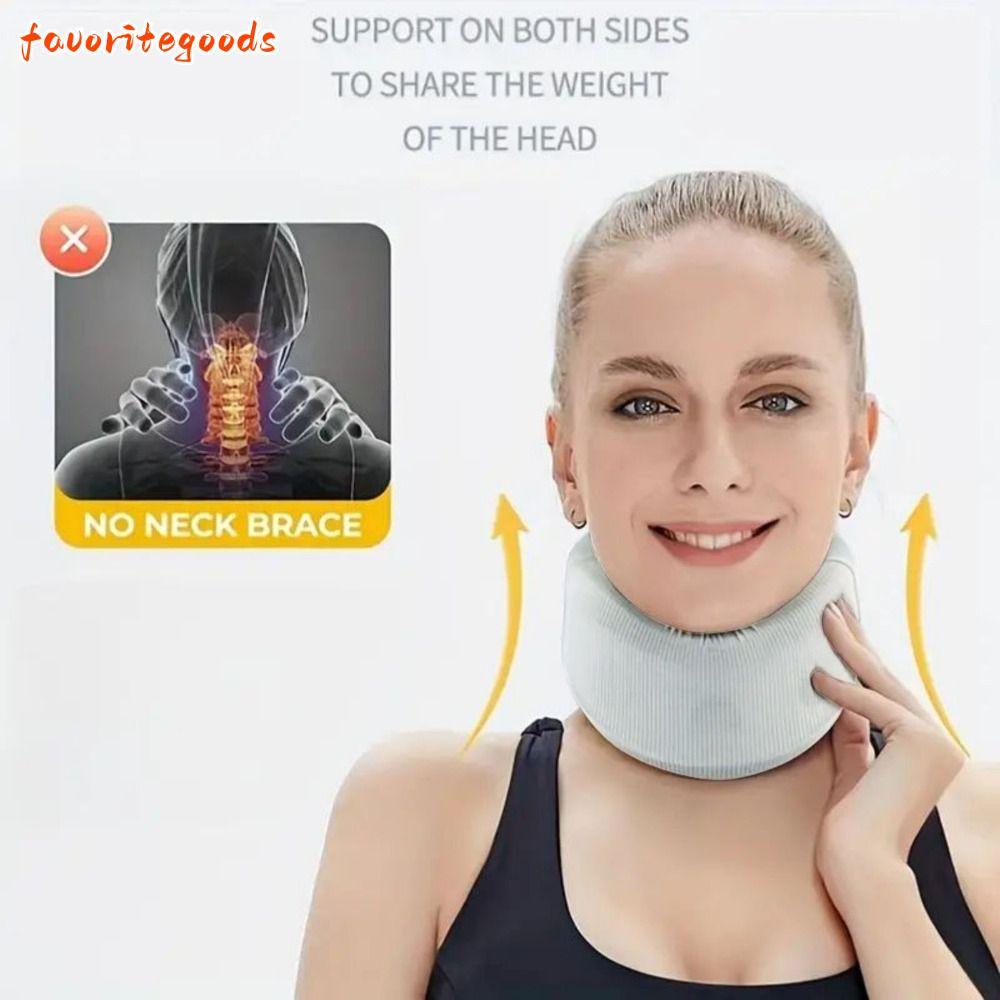 FAVORITEGOODS อุปกรณ์พยุงคอ, อุปกรณ์ป้องกันคอแบบปรับได้ระบายอากาศได้, การแก้ไข M/L ของ Forward Lean 