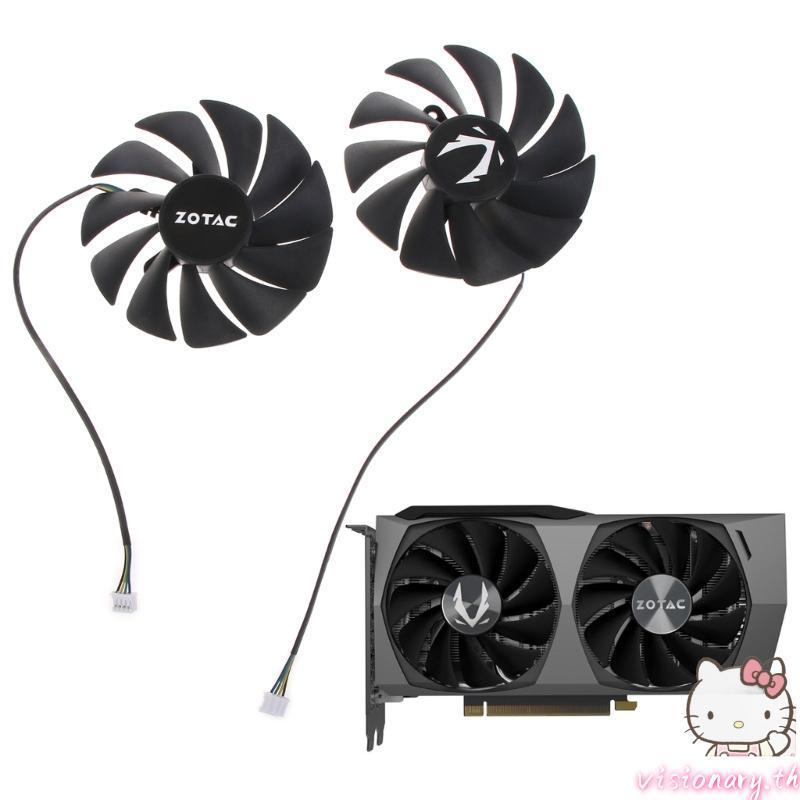 Vision 89 มม.GA92S2U 4Pin พัดลมการ์ดกราฟิกสําหรับ ZOTAC RTX 3060 Ti Twin Edge OC Cooler