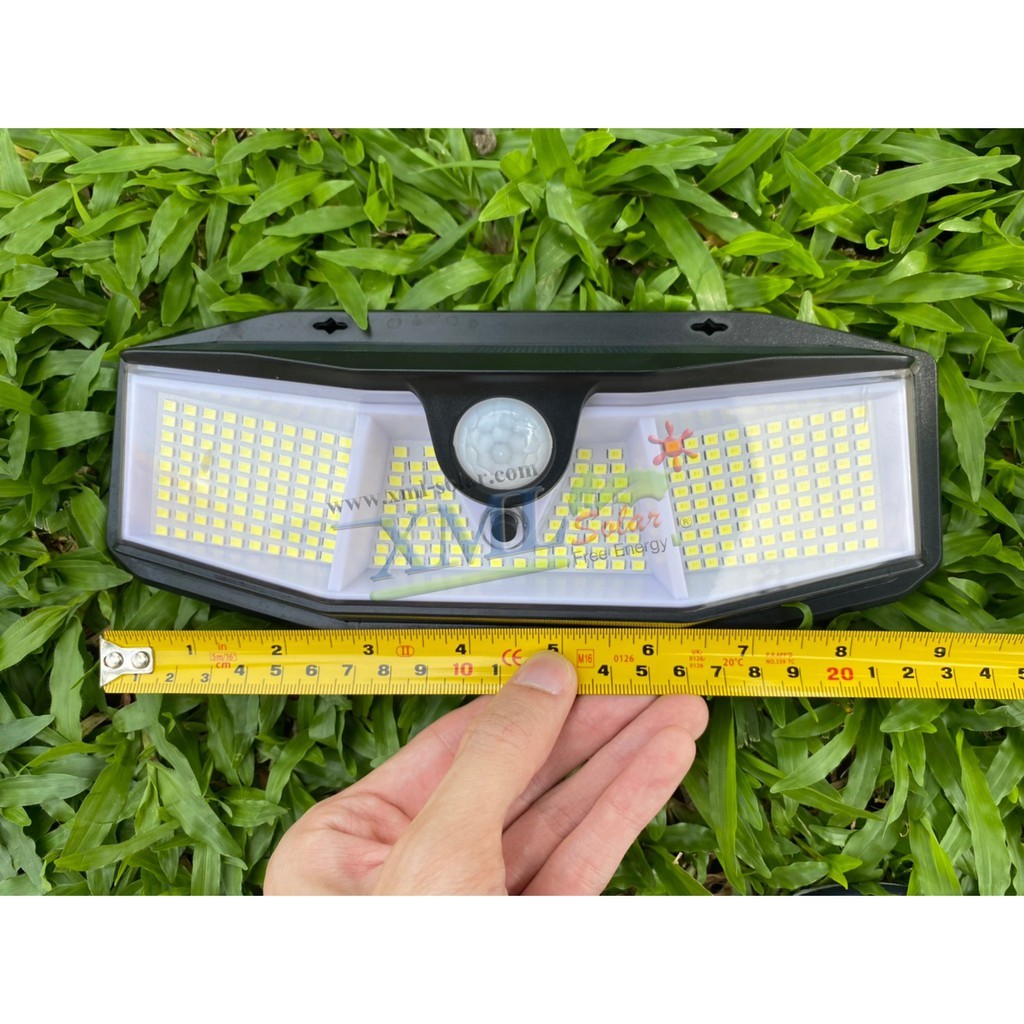 โคมไฟโซล่าเซลล์ติดผนัง รุ่น 308 LED + Motion (เเสง : ขาว) - รูปที่ 3