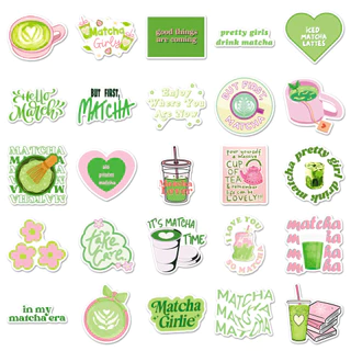 ❉ สติ๊กเกอร์ Matcha Girls Series 03 ❉ 50 ชิ้น/เซ็ตกันน้ํา DIY Fashion Decals สติ๊กเกอร์ Doodle
