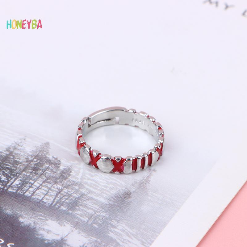 <Honeyba>อะนิเมะCos Tokyo Ghoul JUZO SUZUYA REI Boyปรับแหวนนิ้วสําหรับผู้หญิงผู้ชายคอสเพลย์เครื่องปร