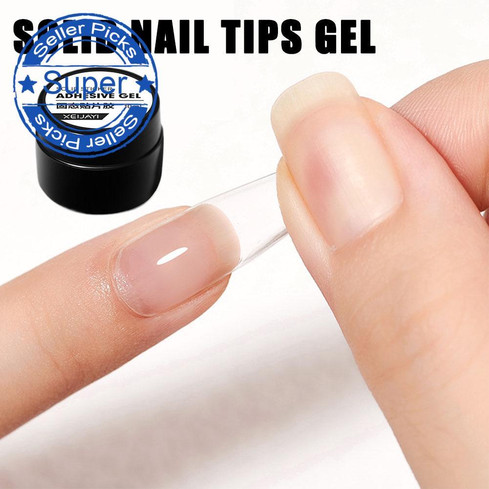 NINI Solid Nail Tips เจลกาวกาวสําหรับเล็บเล็บ Art Solid Glue10ml O8s2 NINI