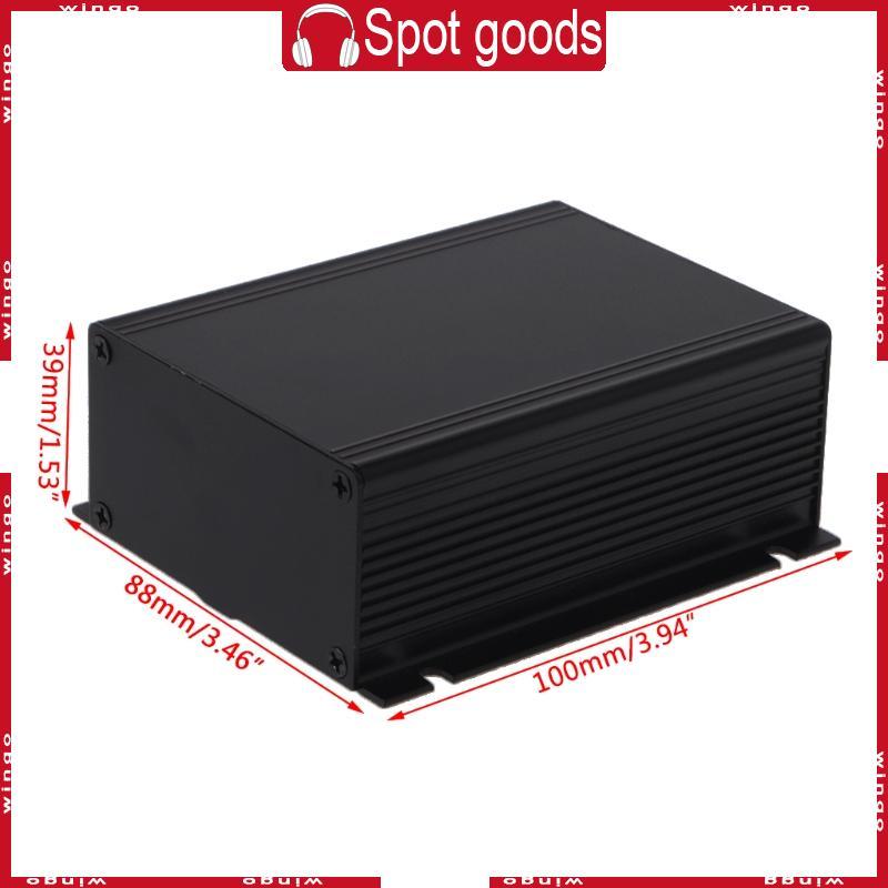 WIN DIY อลูมิเนียมสําหรับกรณีโครงการอิเล็กทรอนิกส์ PCB กล่องเครื่องมือ 100x88x39 มม.