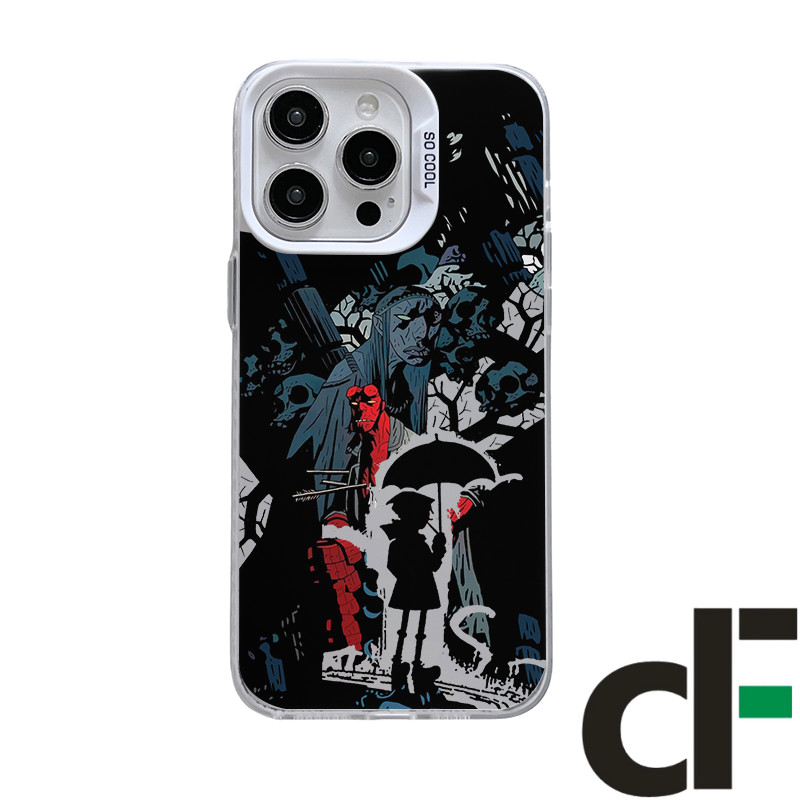 IPHONE Hellboy IMD Matte เคสกันกระแทกกล้อง - iP 11/12/13/14/15/16/17/Air/Plus/Pro/Max/SAMSUNG - รูปที่ 6
