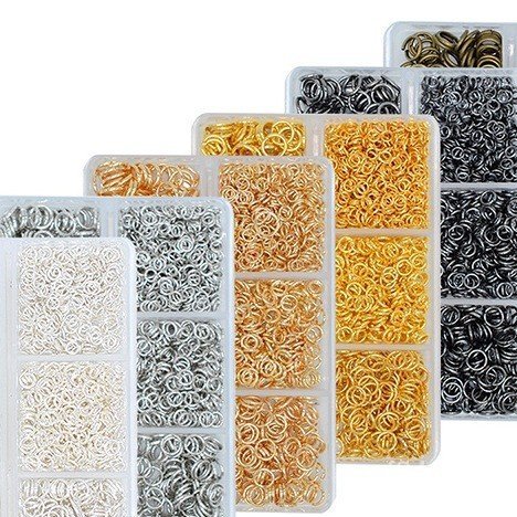 แพคเกจวัสดุแฮนด์เมดสำหรับสร้างเครื่องประดับ รวมอุปกรณ์ครบเซ็ตสำหรับงานฝีมือ สร้อยข้อมือและสร้อยคอมาก