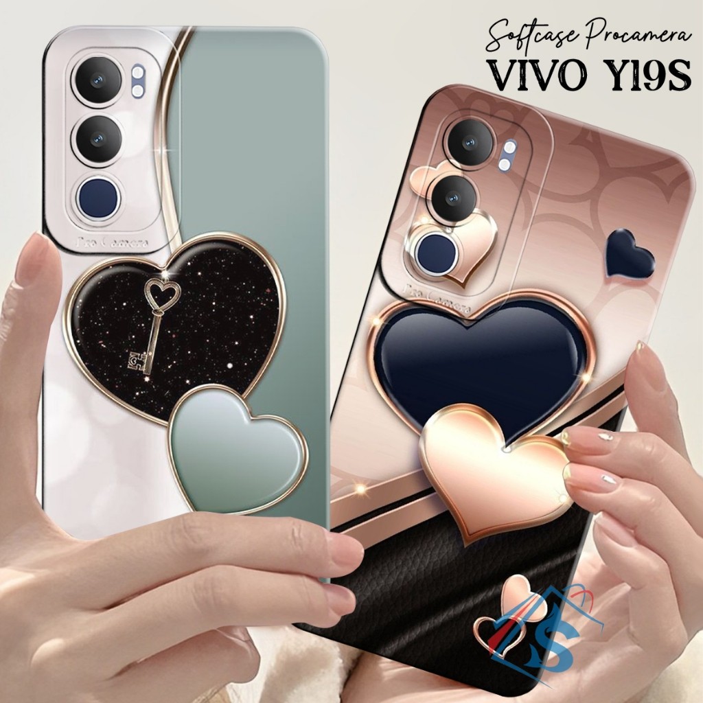 HP [SHARKCASE] Softcase For Vivo Y19S 4G 2024 / Y03 / Y03T / Y18 / Y28 / Y17S / Y27S / Y27 4G / Y27 