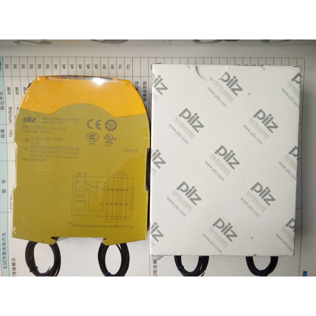 Pierz pnoz S7 Order Item Number750107 รีเลย์นิรภัย pnoz s3 s4 s5